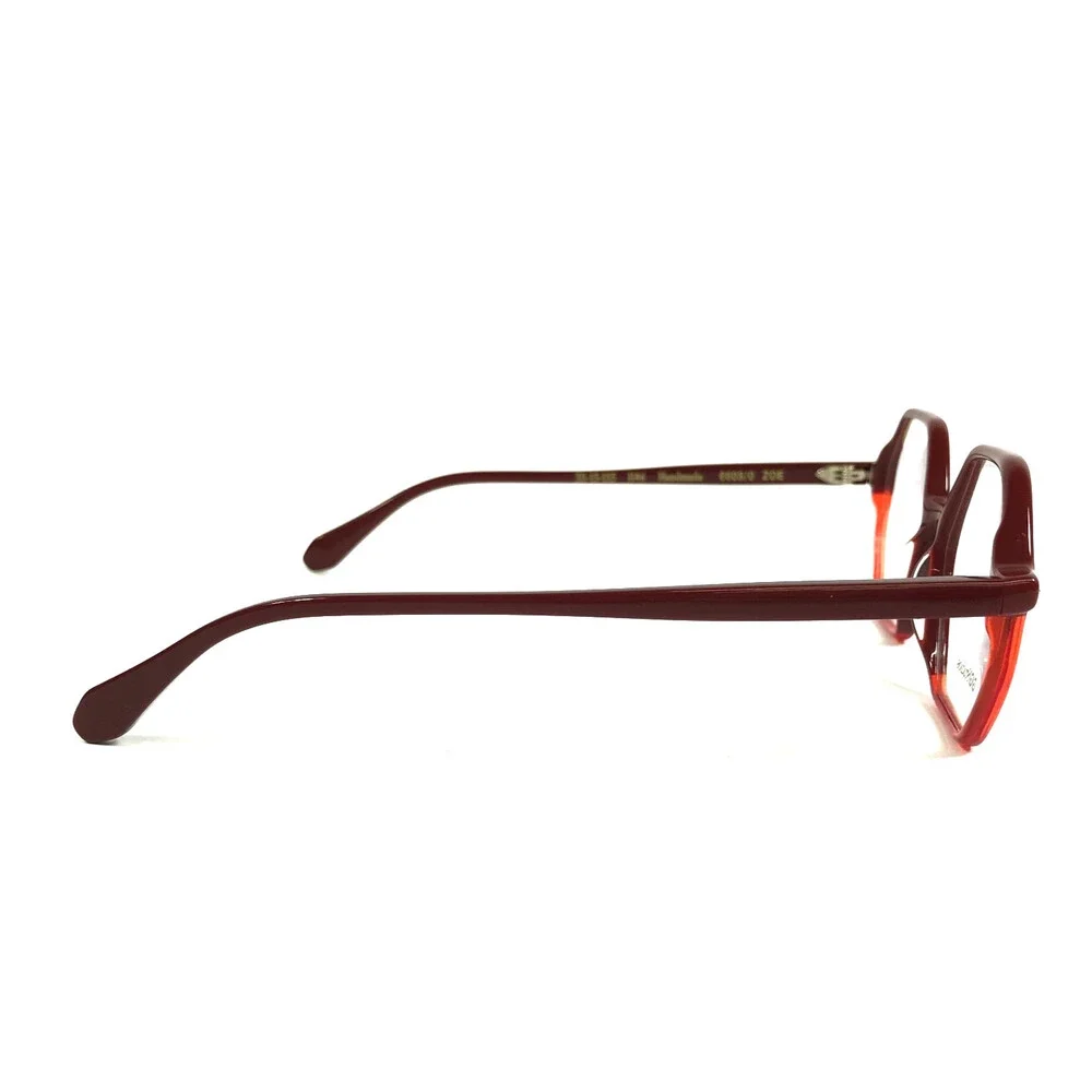 Gigi Studios Eyeglasses Frames ZOE 6603/0 Red Heptagonal Full Rim 50-15-135